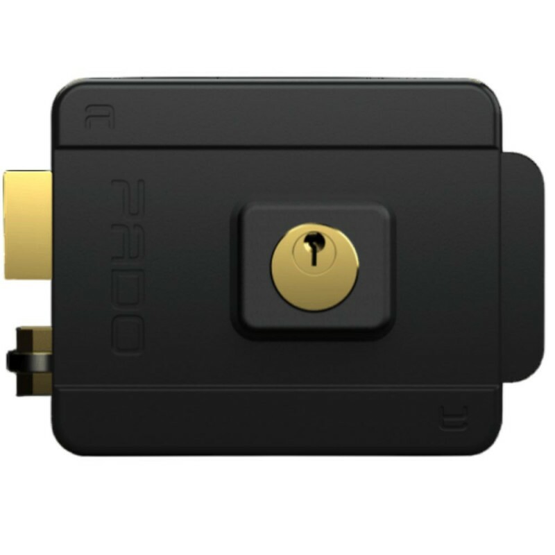 Fechadura Pado Elétrica de Sobrepor Preto Fosco Fechadura Pado Elétrica de Sobrepor Preto Fosco